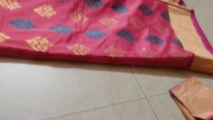 Beautiful Pink Saree with Blouse