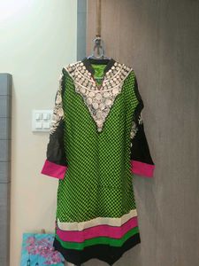 Vibrant Embroidered Kurta