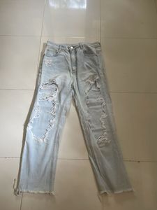 Distressed Lightwash Denim