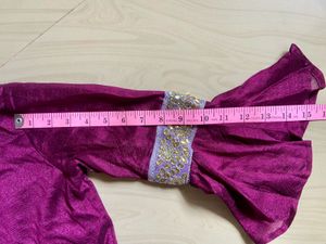 Elegant Purple Ethnic Gown