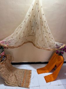 Pakistani Embroidered Kurta Set with Dupatta