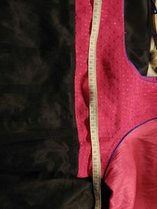 Stylish Black &amp; Pink Soch Anarkali