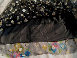 Floral Daisy Tulle Skirt
