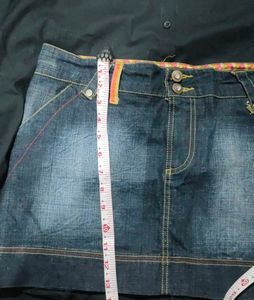 Short Denim Skirt