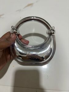 Chic Silver Mini Handbag