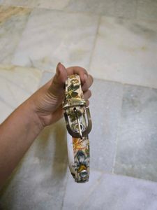 Floral Print Belt
