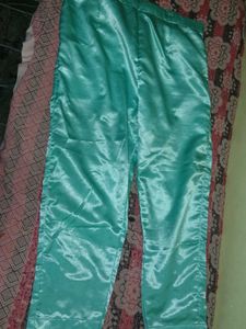 Teal Silk Dress Material