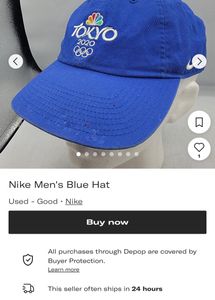 🇯🇴Nike Men's Heritage 86 Blue Cap 🧢