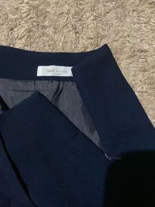 Navy Blue High-Waisted Shorts