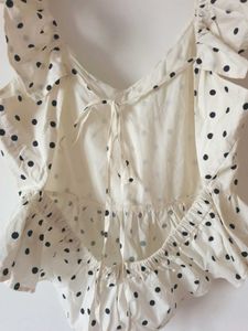 ‼️Price Drop‼️H&amp;m Polka Dot Backless Top