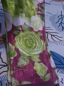 Maroon Silk Unstitched Suit | Printed Dupatta | El