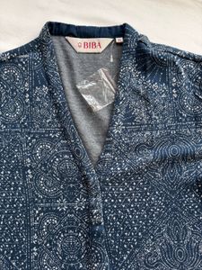 Biba - Woolen Printed Long Kurta