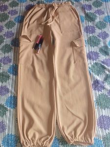 Light Peach Cargo Pants