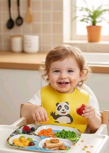 Cute Cartoon Divided Kids Plate