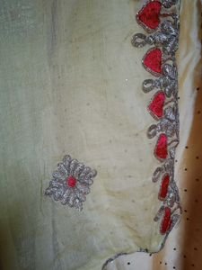 yellow Embroidered Kurta Palazzo Set