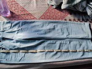 Light Blue Wide Leg Jeans