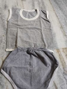 Grey Baby Outfit