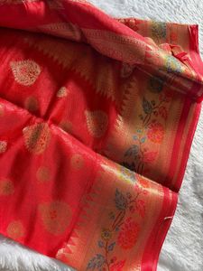 Red zari Silk Saree❤️