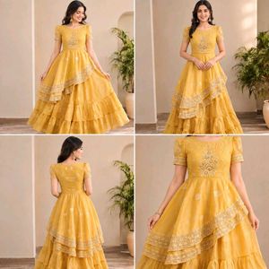 Heavy Side Cut Choli With Volume Lehnga