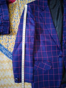 Jeet Ethics 4 Piece Checkered Party Suit With Bow