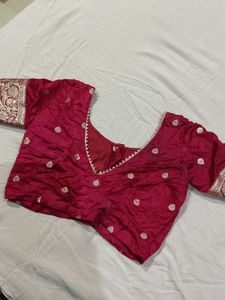 Stunning Teal Saree with Silver Border