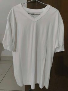Classic White V-Neck T-Shirt