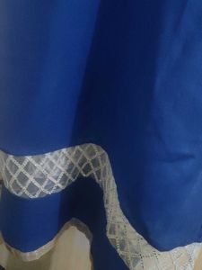 Embellished Blue Sleeveless Blouse