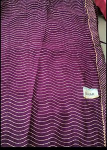 Elegant Purple Saree