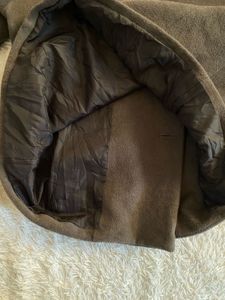 Milan Brown Faux Fur Collar coat