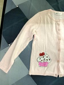 New H&amp;M kids girls soft light winter top