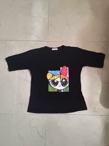 Cute Cartoon Print Tee