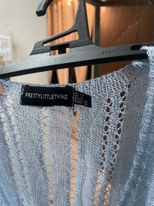 Light Blue Knit Maxi Dress