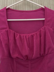 hot pink top