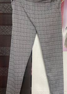 Grey Plaid Pants Houndstooth
