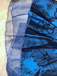 Stunning Blue Floral Party Dress