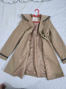 Stylish Khaki Trench Coat bust 36