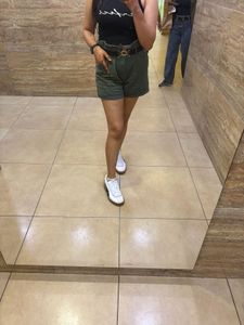 Green shorts