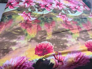 Vibrant Floral Bed Sheet