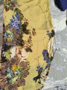 Mustard Kaftan Styled Cape Top