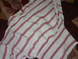 Chic Striped Off-Shoulder Top