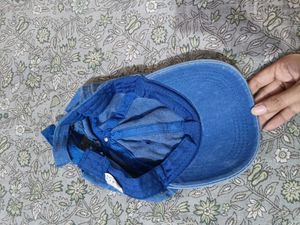 Blue Denim Baseball Cap