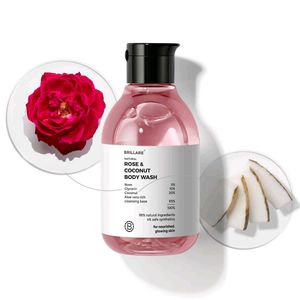 Brillare Rose and Coconut Body Wash 200ml
