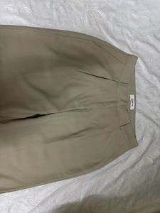 High-Waisted Wide-Leg Trousers