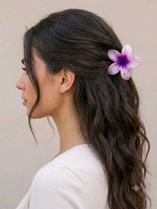 Floral Hair Claw Clips (Set of 3)