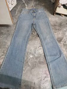 Light Wash Bell Bottom Jeans
