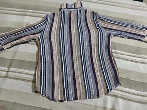 Striped Button-Up Shirt