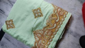 Heavy  Border Saree