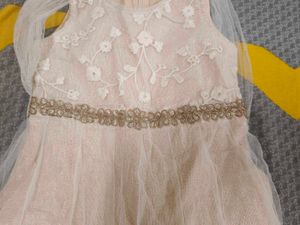 Elegant Cream Ethnic Gown