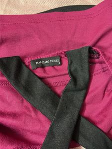 Magenta Crop Top &amp; Skirt Set