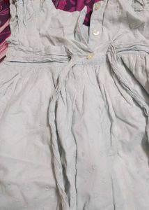 Cotton Frock For 3-4 Yr Old Girls